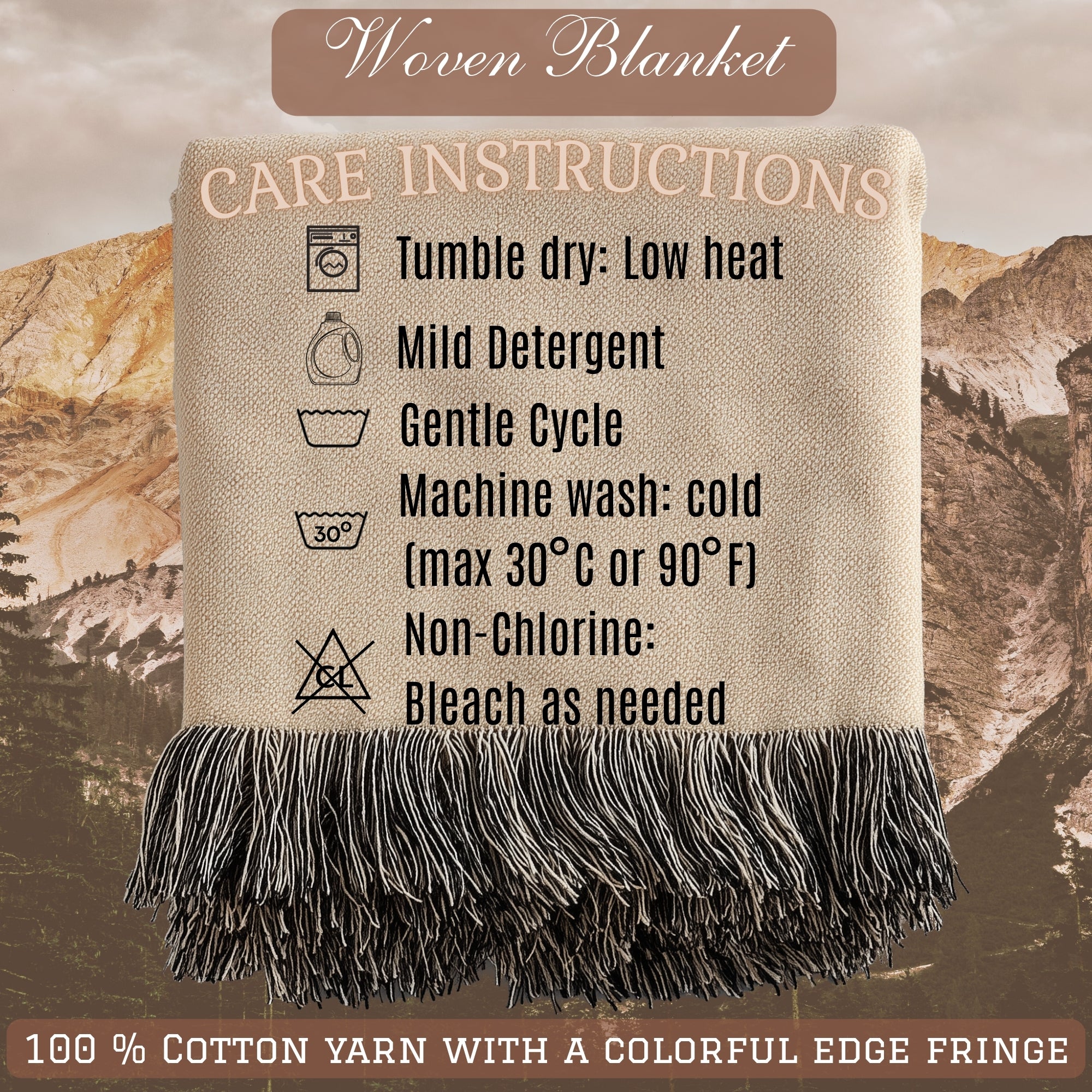Medieval Castle Knight Woven Blanket
