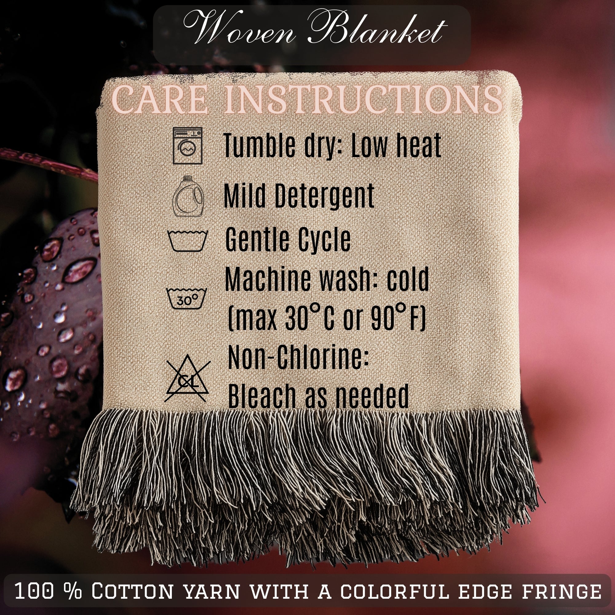 Vampire Castle Gothic Woven Blanket