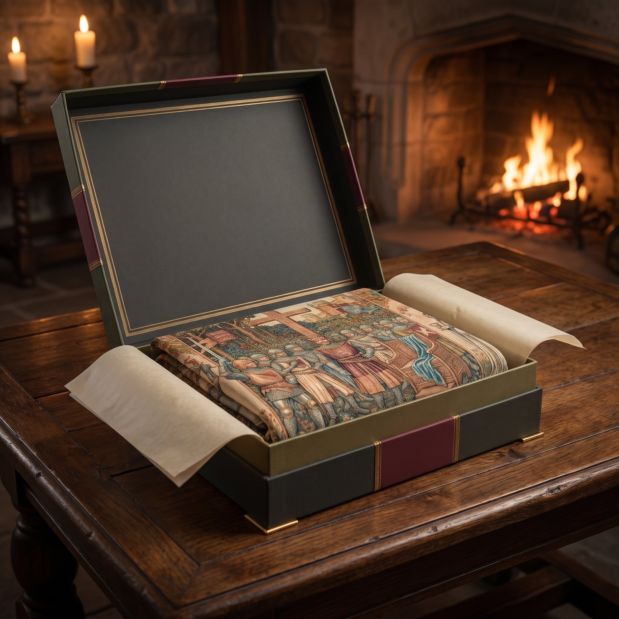 King Arthur Medieval Woven Blanket