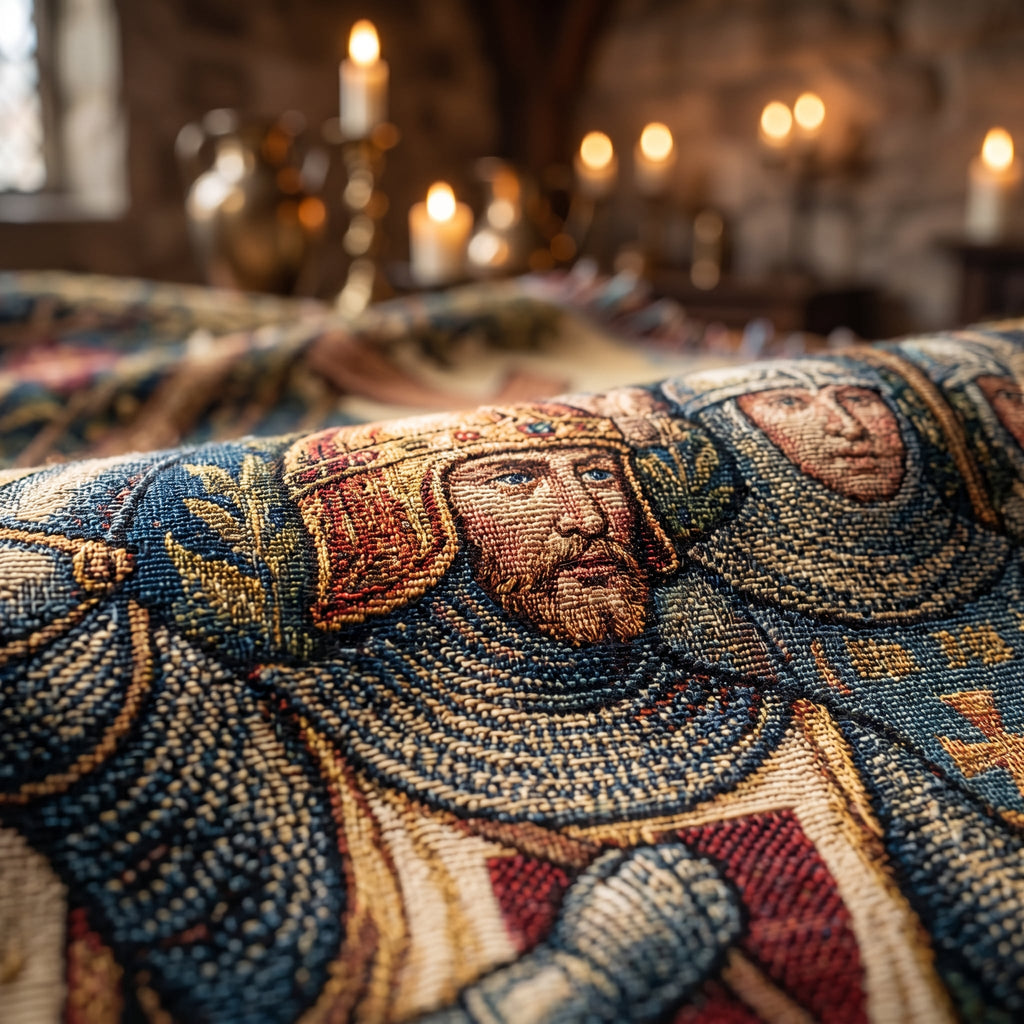 King Arthur Medieval Woven Blanket
