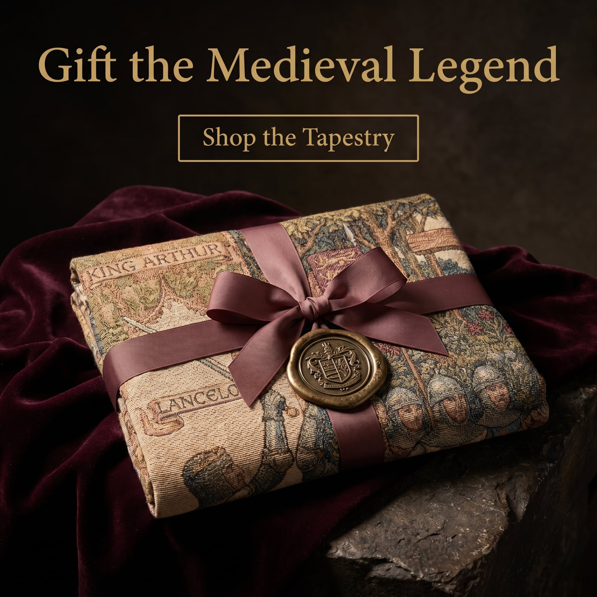 King Arthur Medieval Woven Blanket