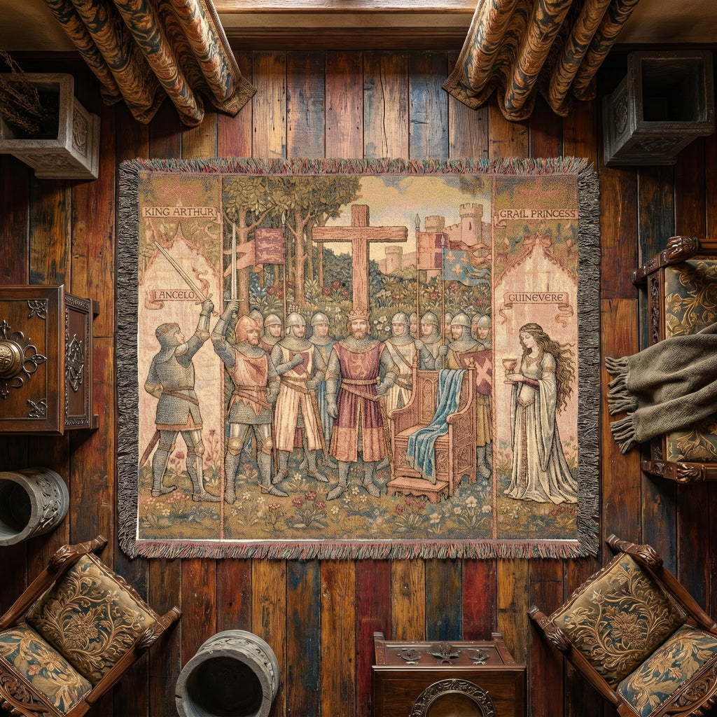 King Arthur Medieval Woven Blanket