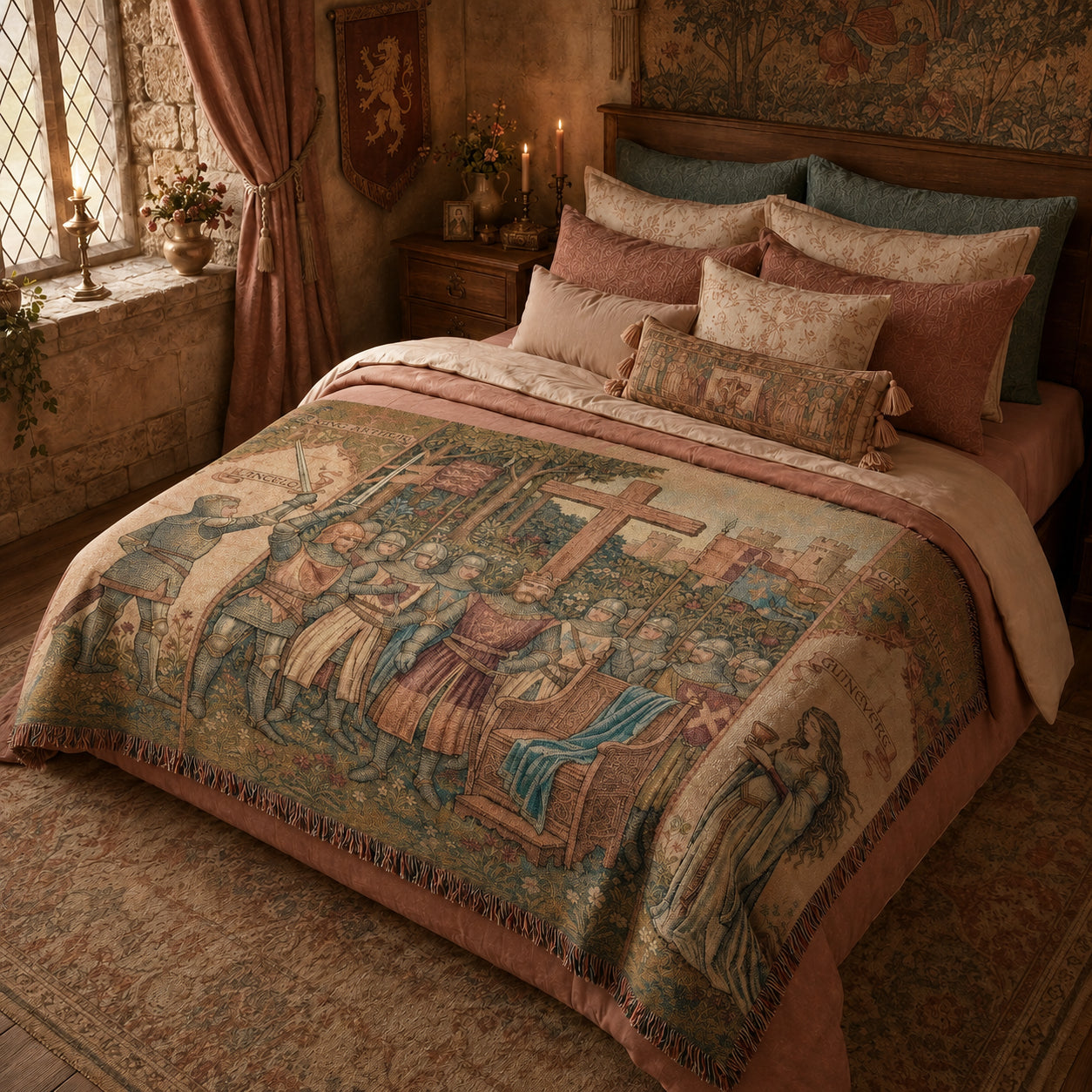 King Arthur Medieval Woven Blanket