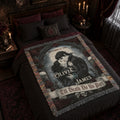 Personalized Gothic Couple Woven Blanket