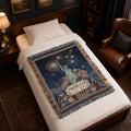 America 250th Anniversary Woven Blanket – Patriotic Statue of Liberty Throw