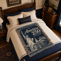 USA 250th Anniversary Woven Blanket – America 250 Patriotic Throw