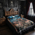 American Reaper Woven Blanket – Gothic Patriotic Throw