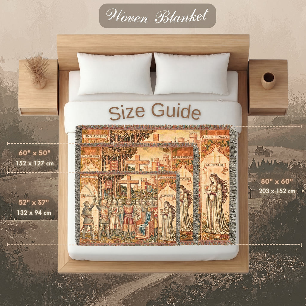 King Arthur Medieval Woven Blanket