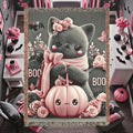Halloween Cat Kids Woven Blanket – Cute Spooky Throw