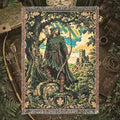 Robin Hood Woven Blanket – Sherwood Forest Fantasy Throw