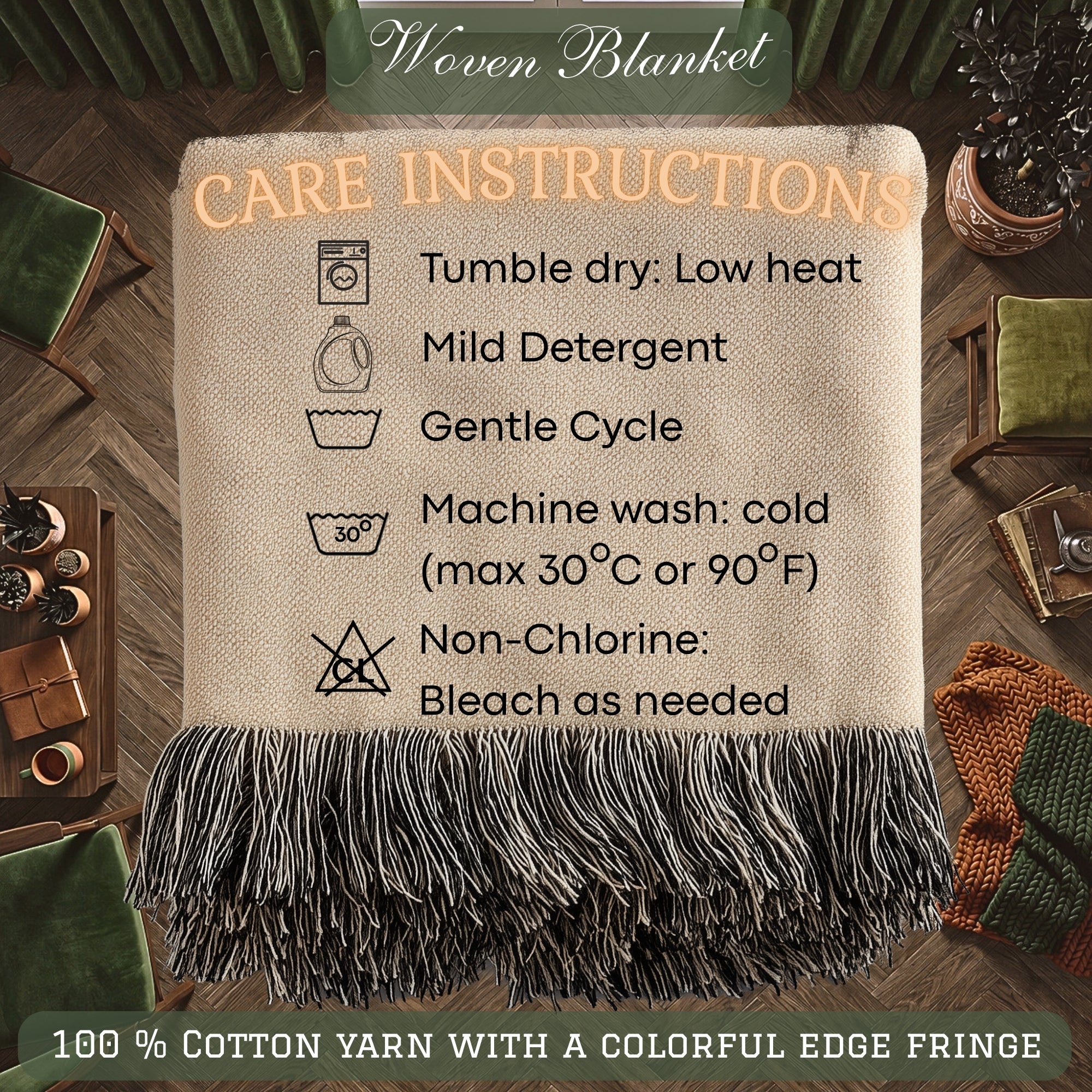 Kids Medieval Knight Woven Blanket – Storybook Castle Adventure Throw