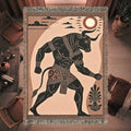 Minotaur Woven Blanket – Ancient Greek Mythology Throw
