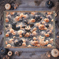 Cute Witch Cat Halloween Woven Blanket