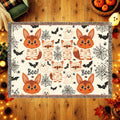 Cute Halloween Fox Woven Blanket – Mummies, Ghosts & Bats